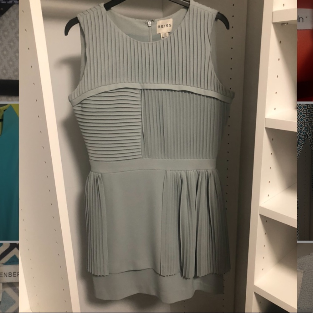 Baby blue dress